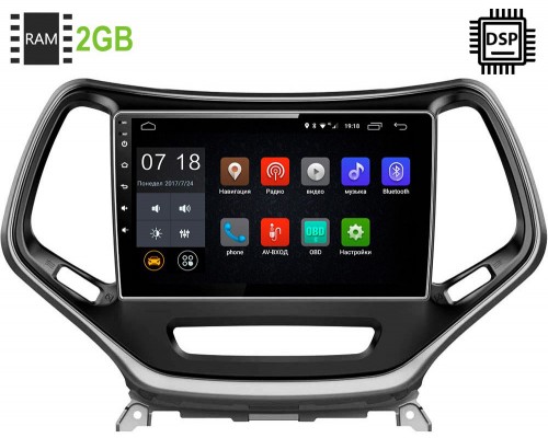 Jeep Cherokee IV (WK2) 2013-2017 Canbox 1880-3094 Android 9.1 10 дюймов (DSP 2/16GB)