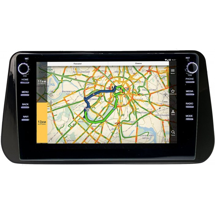 Штатная магнитола Canbox 3149-10-1309 для Hyundai Santa Fe IV 2020-2022 на Android 10 (DSP 2/16 с крутилками)