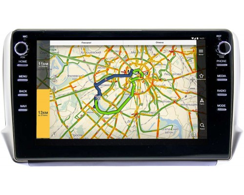 Peugeot 208 I, Peugeot 2008 2013-2019 Canbox 3149-10-732 на Android 10 (DSP 2/16 с крутилками)