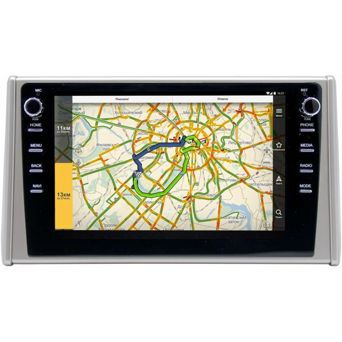Штатная магнитола Toyota RAV4 (XA50) 2018-2021 Canbox 3149-10-AYRAVE016 на Android 10 (DSP 2/16 с крутилками)