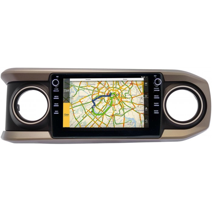 Штатная магнитола Canbox 3149-10-TO504T для Toyota Tacoma III 2015-2022 (черная) на Android 10 (DSP 2/16 с крутилками)