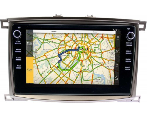 Toyota LC 100 2002-2007 Canbox 3149-1098 на Android 10 (DSP 2/16 с крутилками)