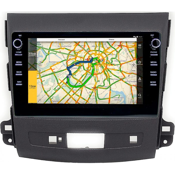 Штатная магнитола Citroen C-Crosser 2007-2013 Canbox 3150-9-004 для авто c Rockford на Android 10 (DSP 2/16 с крутилками)