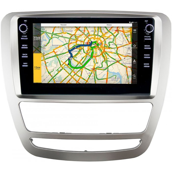 Штатная магнитола JAC T6 (2015-2021) Canbox 3150-9-4282 на Android 10 (DSP 2/16 с крутилками)