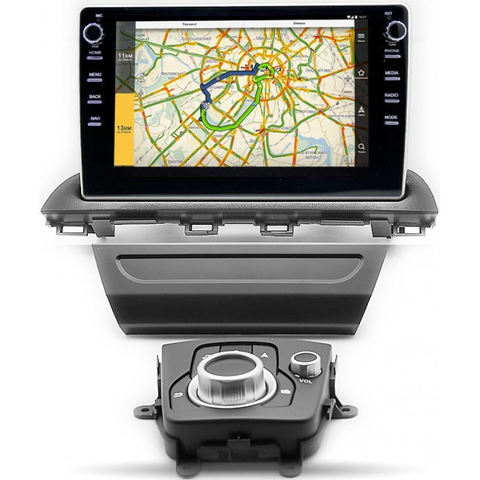 Штатная магнитола Canbox 3149-10-781 для Mazda 3 III 2013-2018 на Android 10 (DSP 2/16 с крутилками)