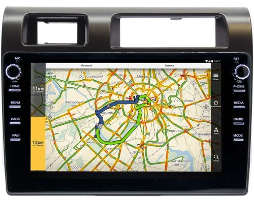 Toyota Land Cruiser 70 2007-2021 Canbox 3150-9286 на Android 10 (DSP 2/16 с крутилками)