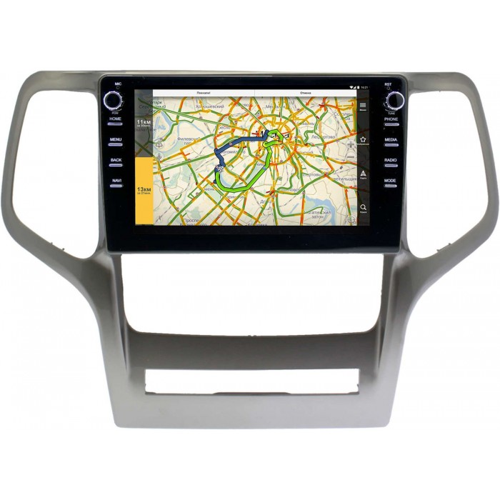 Штатная магнитола Canbox 3150-9481 для Jeep Grand Cherokee IV (WK2) 2010-2013 на Android 10 (DSP 2/16 с крутилками)