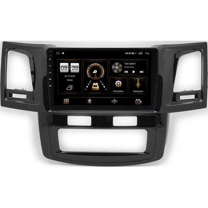 Штатная магнитола Toyota Hilux VII, Fortuner I 2005-2015 (с климат-контролем) Canbox L-Line 4169-9413 на Android 10 (4G-SIM, 2/32, TS18, DSP, QLed)