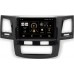 Штатная магнитола Toyota Hilux VII, Fortuner I 2005-2015 (с климат-контролем) Canbox L-Line 4169-9413 на Android 10 (4G-SIM, 2/32, TS18, DSP, QLed)