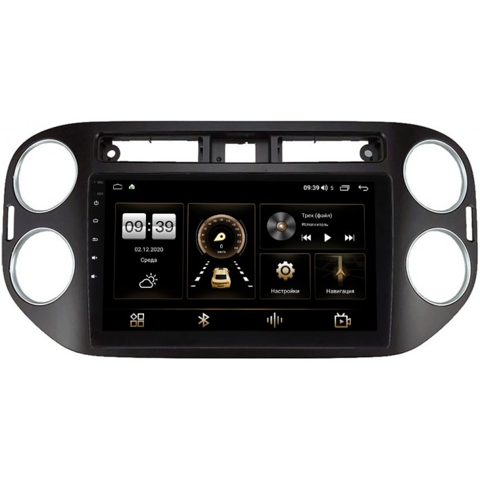 Штатная магнитола Volkswagen Tiguan 2011-2016 Canbox 4544-9-1042 на Android 10 (4G-SIM, 2/32, DSP, QLed)