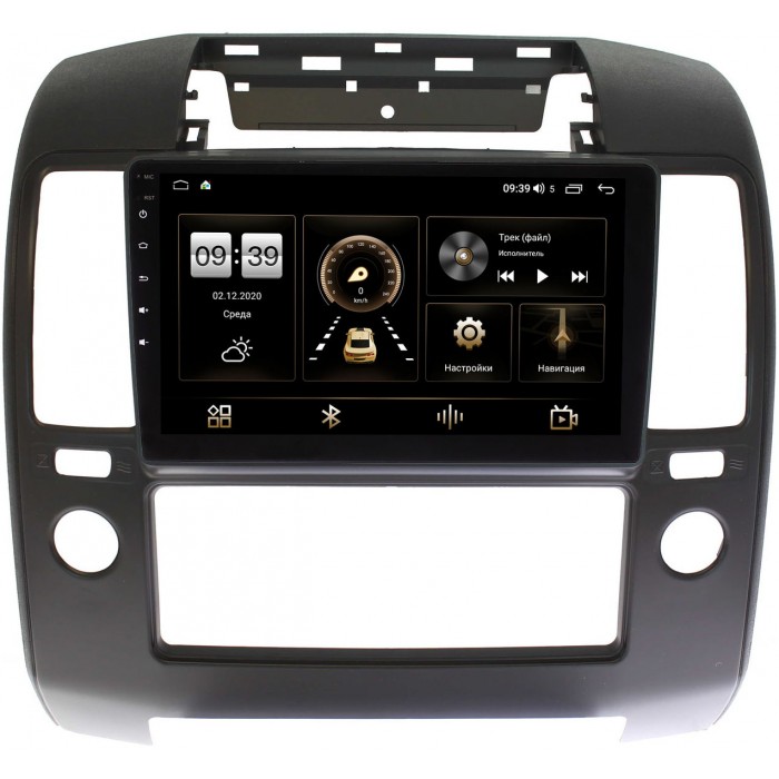 Штатная магнитола Nissan Navara (Frontier) III (D40) 2005-2010 Canbox 4542-9-1103 на Android 10 (4G-SIM, 4/64, DSP, QLed)