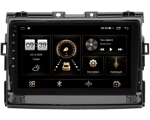 Toyota Estima III 2006-2016, Previa III 2006-2019 Canbox 3792-9-199 на Android 10 (4G-SIM, 4/64, DSP, QLed) С оптическим выходом (глянец)