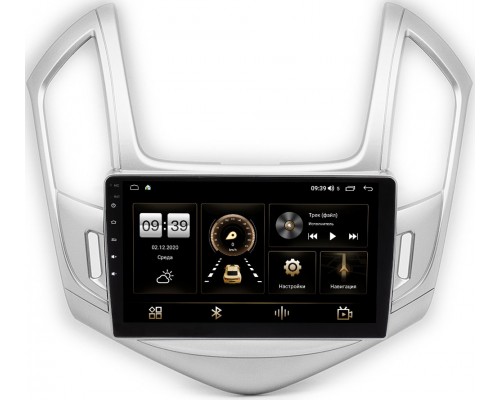 Chevrolet Cruze I 2012-2015 (серебро) Canbox 4544-9-242 на Android 10 (4G-SIM, 2/32, DSP, QLed)