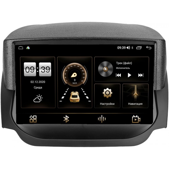 Штатная магнитола Ford Ecosport 2014-2018 Canbox 3792-9-2791 на Android 10 (4G-SIM, 4/64, DSP, QLed) С оптическим выходом