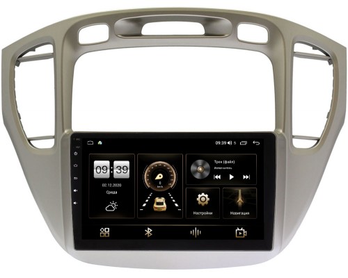 Toyota Highlander (U20) 2001-2007 Canbox 3792-9-409 на Android 10 (4G-SIM, 4/64, DSP, QLed) С оптическим выходом