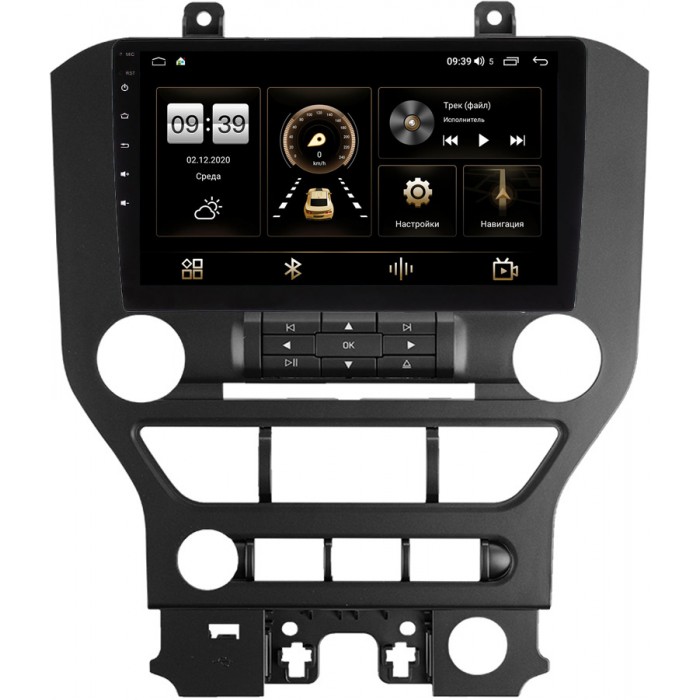 Штатная магнитола Ford Mustang VI 2014-2022 Canbox 3792-9-5059 на Android 10 (4G-SIM, 4/64, DSP, QLed) С оптическим выходом