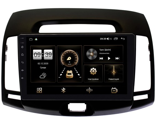 Hyundai Elantra IV (HD) 2006-2011 (черная) Canbox 4544-9-680 на Android 10 (4G-SIM, 2/32, DSP, QLed)