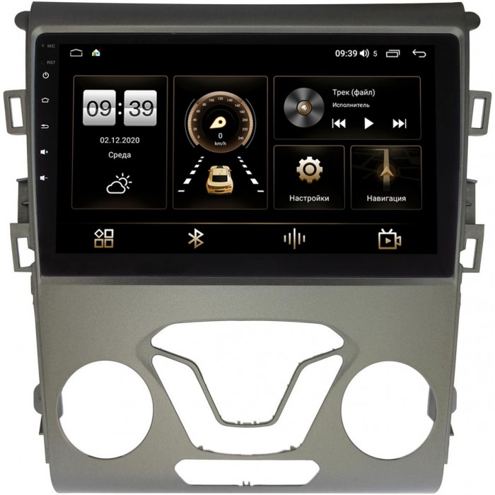 Штатная магнитола Ford Mondeo V 2014-2022 Canbox 4196-9-FR096N на Android 10 (4G-SIM, 6/128, DSP, QLed) С оптическим выходом