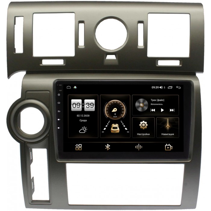 Штатная магнитола Hummer H2 (2007-2009) Canbox L-Line 4169-9-HU002N на Android 10 (4G-SIM, 2/32, TS18, DSP, QLed)