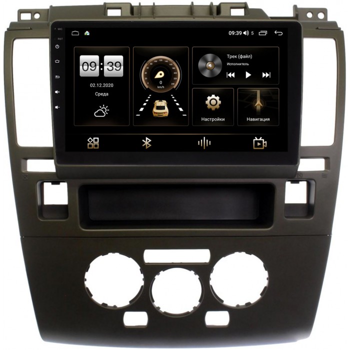 Штатная магнитола Nissan Tiida I 2004-2014 (с климат-контролем) Canbox 4544-9-NI137N на Android 10 (4G-SIM, 2/32, DSP, QLed)