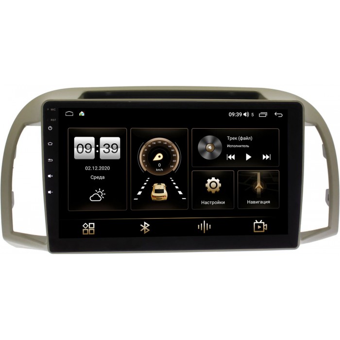 Штатная магнитола Nissan Micra III (K12), March III (K12) 2006-2010 Canbox 4544-9-NI147N на Android 10 (4G-SIM, 2/32, DSP, QLed)