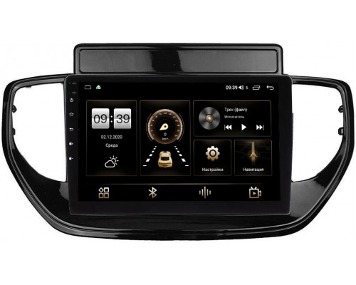 Hyundai Solaris II 2020-2022 Canbox 4197-9-TK957 на Android 10 (4G-SIM, 8/128, DSP, QLed) С оптическим выходом