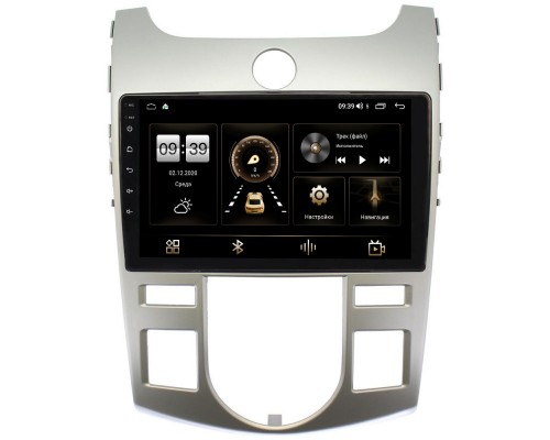 Kia Cerato II 2009-2013 (серебро) Canbox 4542-9019 для авто с климатом (тип 1) на Android 10 (4G-SIM, 4/64, DSP, QLed)