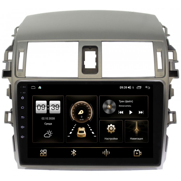 Штатная магнитола Canbox 4544-9061 для Toyota Corolla X 2006-2013 на Android 10 (4G-SIM, 2/32, DSP, QLed)