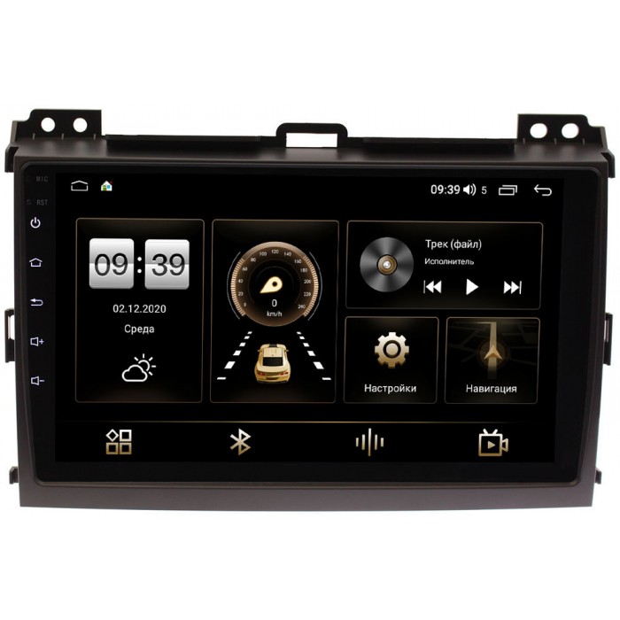 Штатная магнитола Toyota LC Prado 120 2002-2009 с усилителем Canbox 4544-9064 на Android 10 (4G-SIM, 2/32, DSP, QLed)