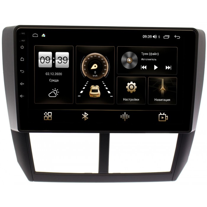 Штатная магнитола Subaru Forester, Impreza 2008-2014 Canbox 4166-9080 на Android 10 (4G-SIM, 3/32, DSP, QLed)