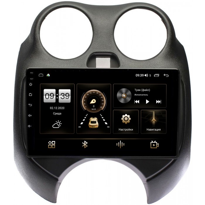 Штатная магнитола Canbox 4544-9100 для Nissan March IV (K13) 2010-2013 на Android 10 (4G-SIM, 2/32, DSP, QLed)