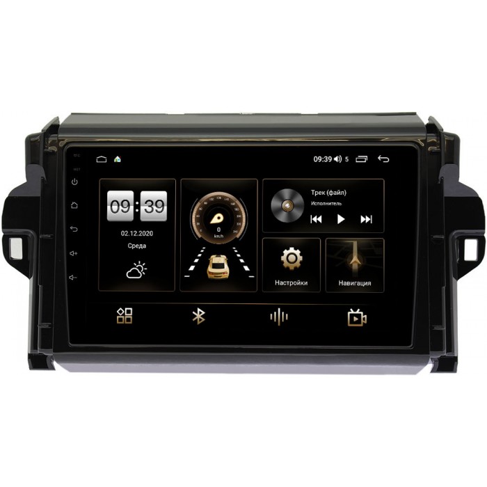 Штатная магнитола Toyota Fortuner II 2015-2022 Canbox 4542-9106 на Android 10 (4G-SIM, 4/64, DSP, QLed)