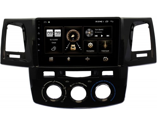 Toyota Hilux VII, Fortuner I 2005-2015 Canbox L-Line 4169-9125 на Android 10 (4G-SIM, 2/32, TS18, DSP, QLed)