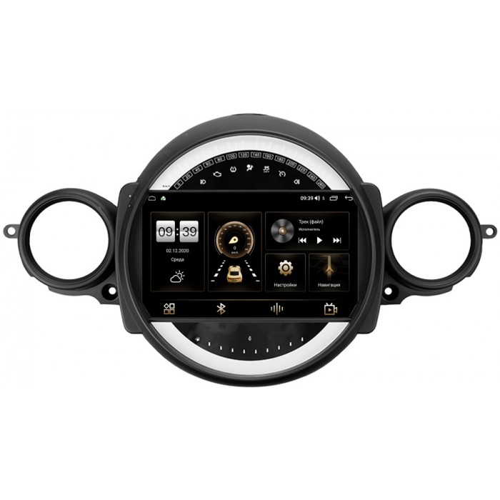 Штатная магнитола Mini Cooper Clubman, Coupe, Hatch, Roadster (2007-2015) Canbox 4197-9131 на Android 10 (4G-SIM, 8/128, DSP, QLed) С оптическим выходом