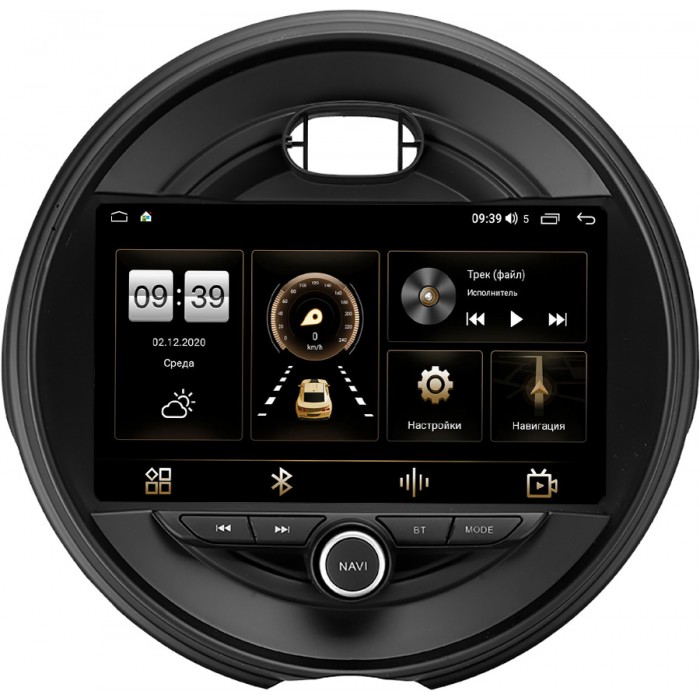 Штатная магнитола Mini Cooper Cabrio, Clubman, Countryman, Hatch (2013-2022) Canbox H-Line 4180-9133 на Android 10 (4G-SIM, 3/32, DSP, QLed, 2K)