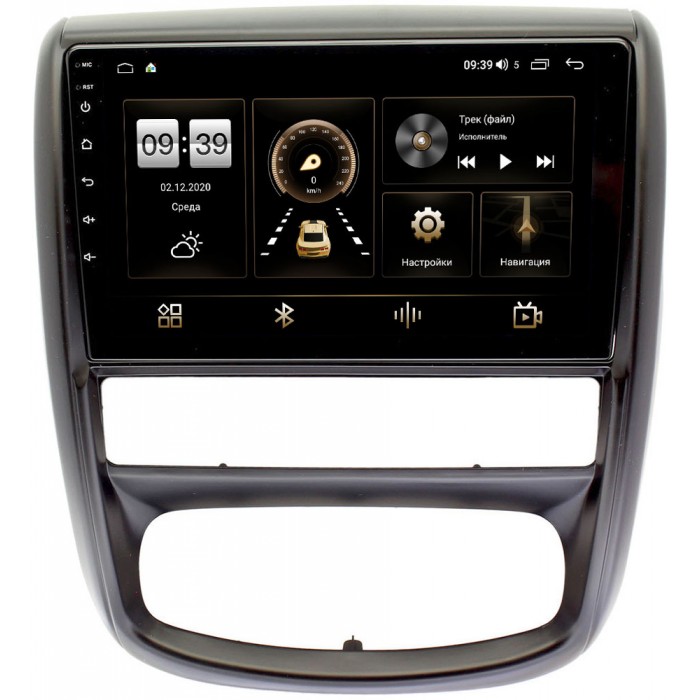 Штатная магнитола Renault Duster 2010-2015 Canbox 4196-9275 на Android 10 (6/128, DSP, QLed) С оптическим выходом