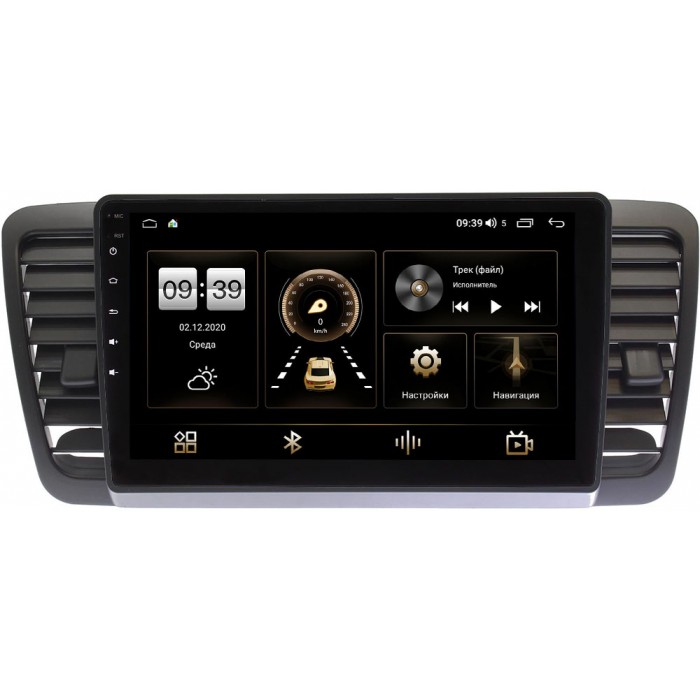 Штатная магнитола Canbox 4197-9351 для Subaru Legacy IV, Outback III 2003-2009 на Android 10 (4G-SIM, 8/128, DSP, QLed) С оптическим выходом