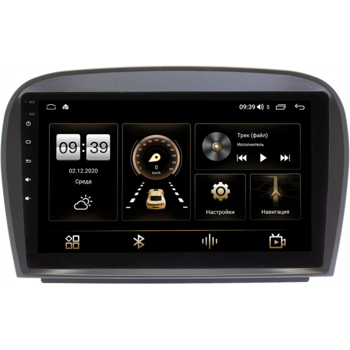 Штатная магнитола Mercedes SL-klasse V (R230) 2001-2011 Canbox 4542-9403 на Android 10 (4G-SIM, 4/64, DSP, QLed)