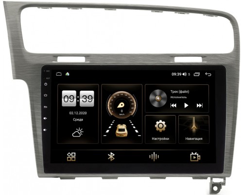 Volkswagen Golf 7 2012-2020 (серая) Canbox 3799-10-048 на Android 10 (4G-SIM, 4/64, DSP, QLed) С оптическим выходом