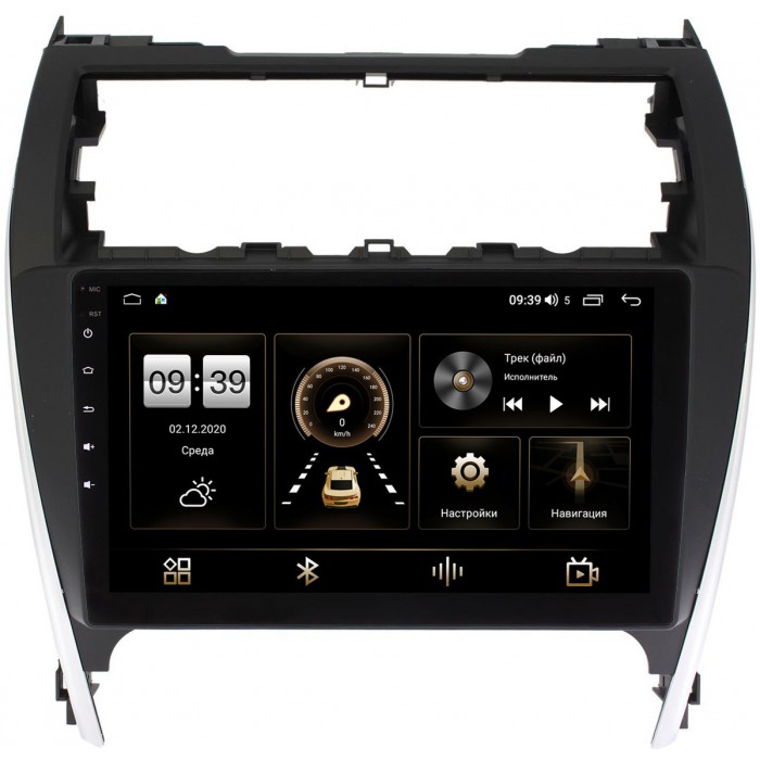 Штатная магнитола Canbox 4543-10-466 для Toyota Camry XV50 2011-2014 (авто из USA) на Android 10 (4G-SIM, 2/32, DSP, QLed)