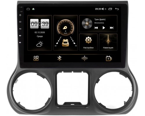 Jeep Wrangler III (JK) 2011-2018 Canbox M-Line 7850-10-7140 на Android 10 (4G-SIM, 2/32, DSP, QLed)