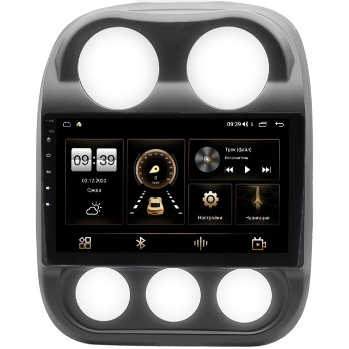Штатная магнитола Jeep Compass I, Liberty (Patriot) 2011-2016 Canbox 4198-10-810 на Android 10 (4G-SIM, 8/128, DSP, QLed) С оптическим выходом