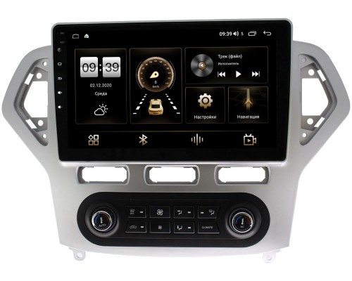 Ford Mondeo IV 2007-2010 (серебро) Canbox 3799-1016 для авто с Blaupunkt на Android 10 (4/64, DSP, QLed) С оптическим выходом