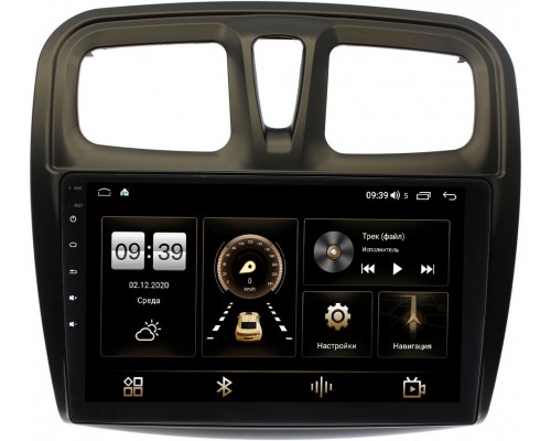 Renault Logan II 2013-2020, Sandero II 2013-2020 Canbox 3799-1090 на Android 10 (4/64, DSP, QLed) С оптическим выходом