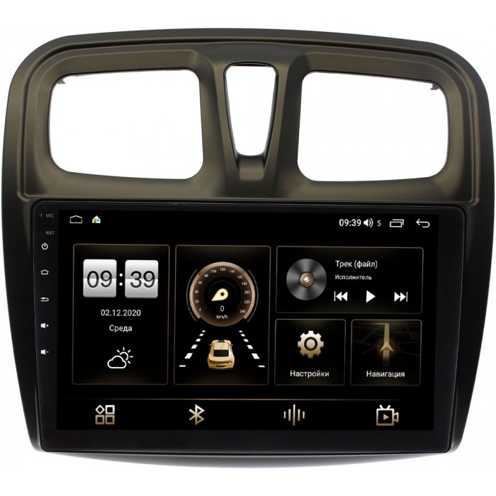 Штатная магнитола Renault Logan II 2013-2020, Sandero II 2013-2020 Canbox 4541-1090 на Android 10 (4G-SIM, 4/64, DSP, QLed)