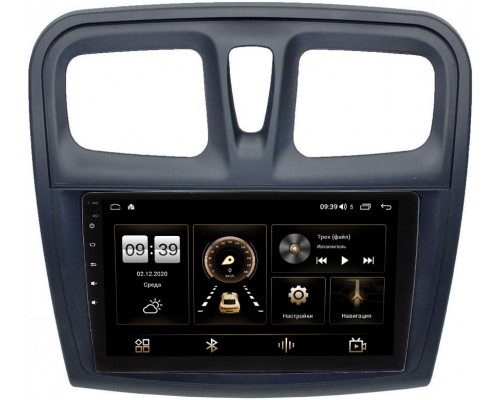 Renault Logan II 2013-2020, Sandero II 2013-2020 Canbox 3792-9-3010 на Android 10 (4/64, DSP, QLed) С оптическим выходом