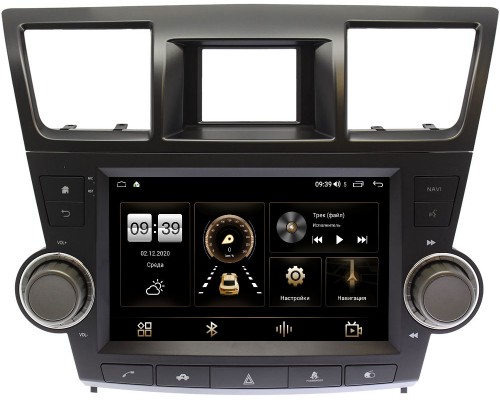 Toyota Highlander (U40) 2007-2013 Canbox 3792-9-ALHLDH012-КНОПКА на Android 10 (4/64, DSP, QLed) С оптическим выходом