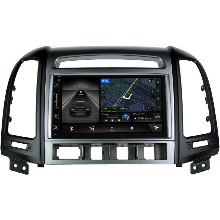 Магнитола в штатное место 2 din Hyundai Santa Fe II 2005-2010 (4 кнопки) Canbox 5514-RP-HDSFD-106 на Android 10 (4G-SIM, 6/128, DSP, IPS)