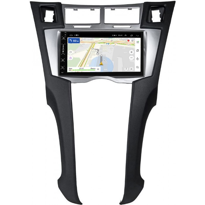 Магнитола в штатное место 2 din Toyota Yaris II (XP90), Vitz II (XP90) 2005-2010 Canbox 2/16 на Android 10 (5510-RP-11-100-423)