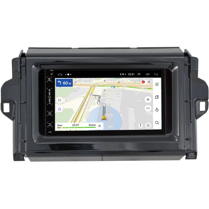 Магнитола в штатное место 2 din Toyota Fortuner II 2015-2022 Canbox 2/16 на Android 10 (5510-RP-11-600-450)